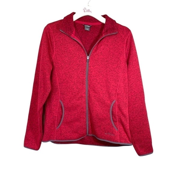 Eddie Bauer Quest Fleece Raglan Full-Zip Jacket L - Picture 4 of 17